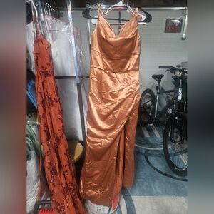 COPY - #147 NWOT copper formal dress size 10